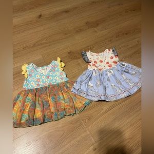 Bundle of 2 Matilda Jane dresses size 18 months